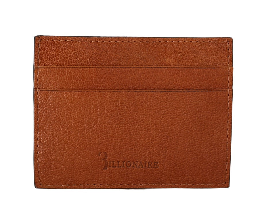 Elegante Herren Geldbörse aus Leder in Braun