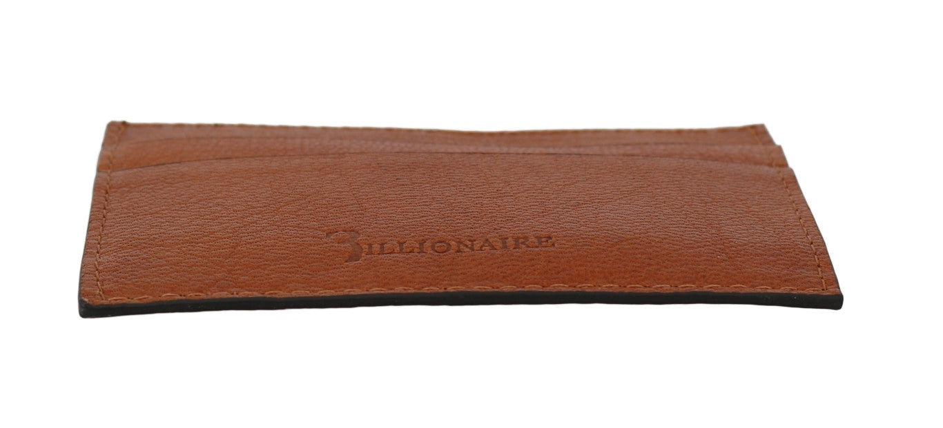 Elegante Herren Geldbörse aus Leder in Braun