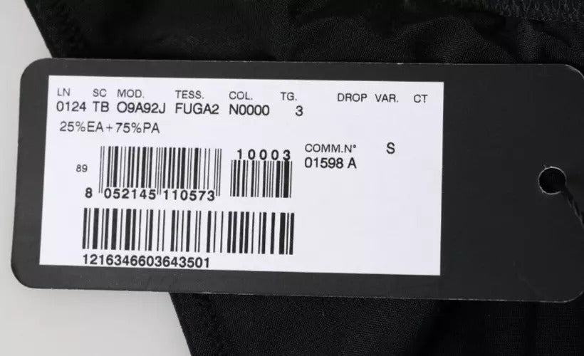 Bikini da spiaggia in nylon nero