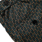 Braun gemusterte Beachwear Badeshorts Bademode