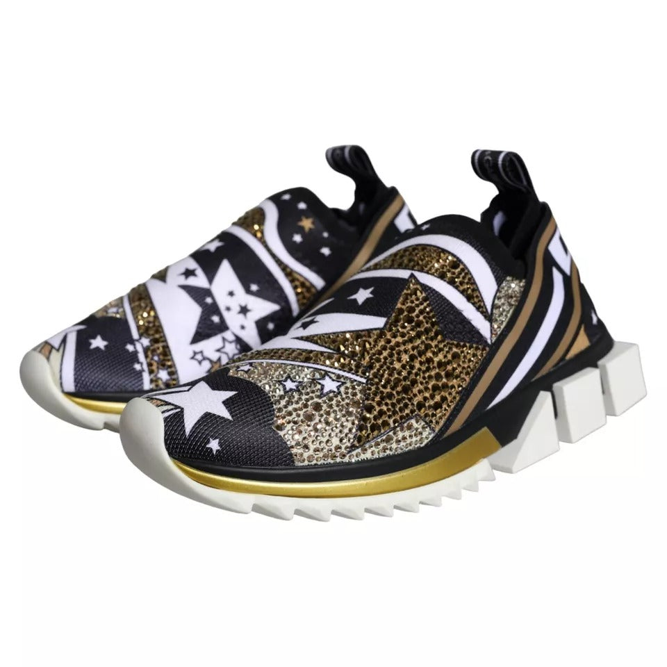 Mehrfarbige Sorrento-Sneakers mit Kometen- und Stern-Print