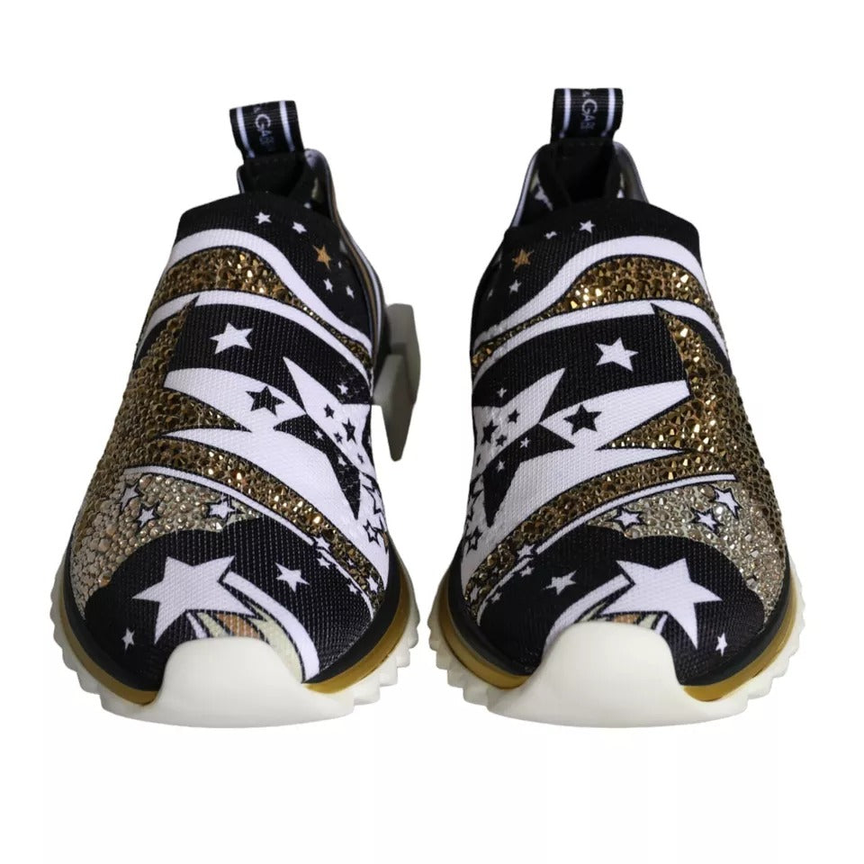 Mehrfarbige Sorrento-Sneakers mit Kometen- und Stern-Print