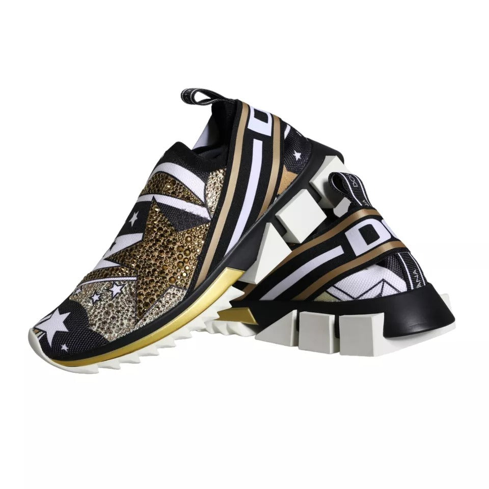 Mehrfarbige Sorrento-Sneakers mit Kometen- und Stern-Print