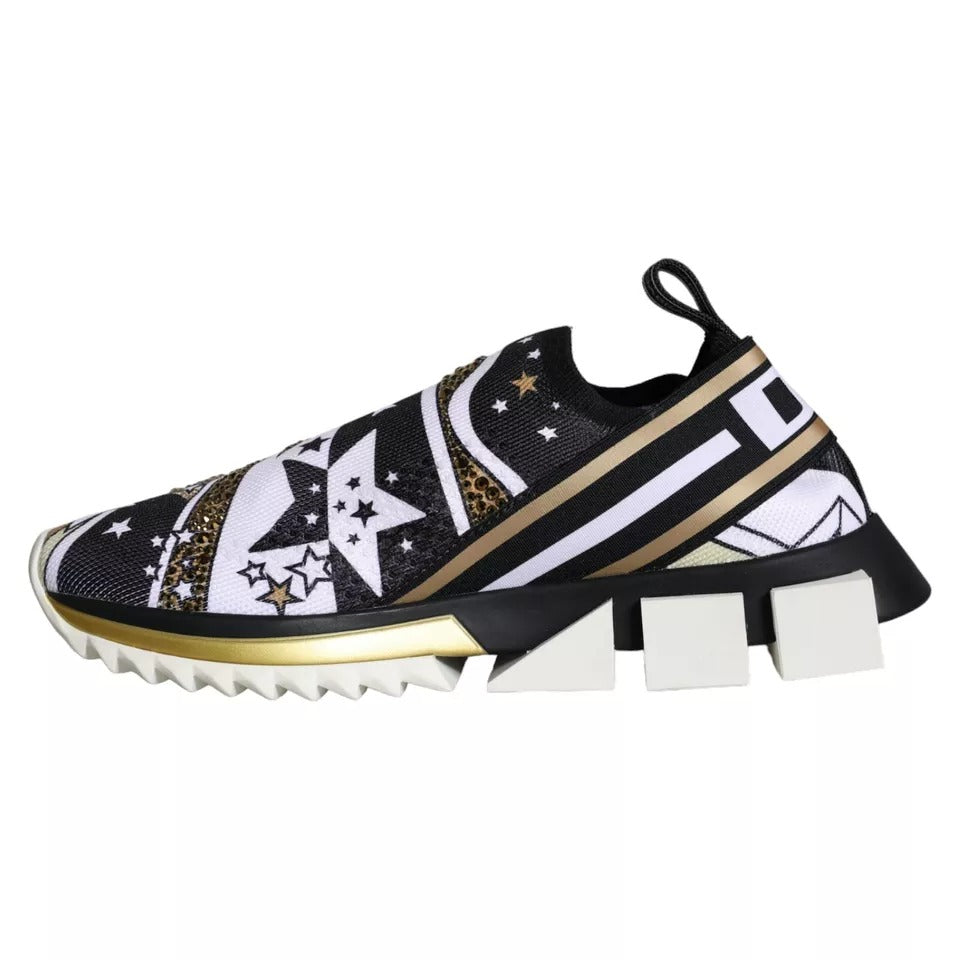 Mehrfarbige Sorrento-Sneakers mit Kometen- und Stern-Print