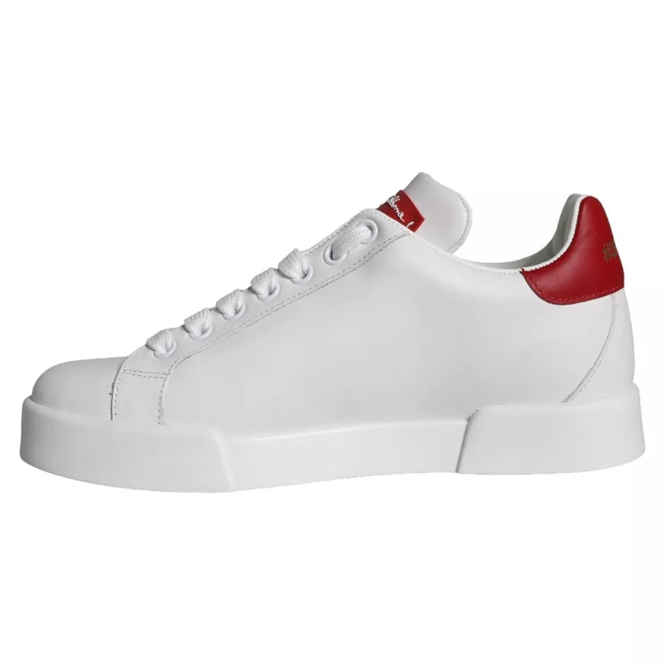 Portofino Sneakers aus Kalbsnappaleder mit weißen Patches