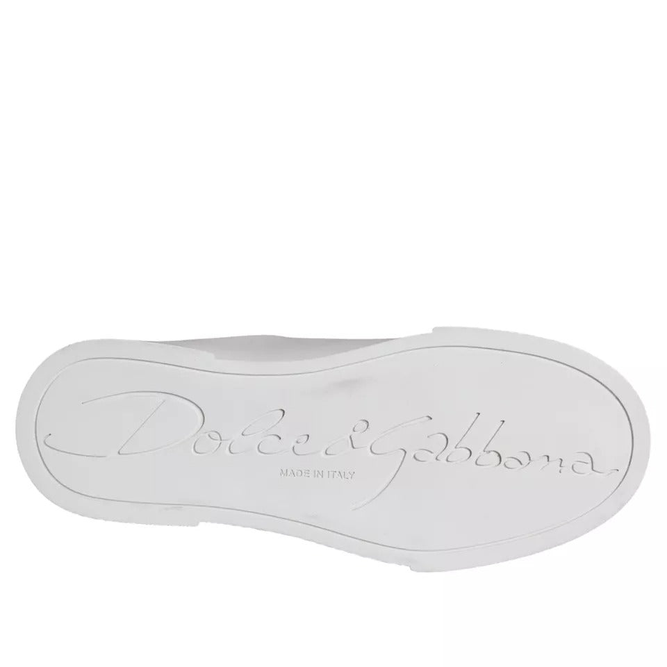 Portofino Sneakers aus Kalbsnappaleder mit weißen Patches