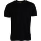 Schwarzes Herren-T-Shirt aus Baumwolle mit Rundhalsausschnitt und kurzen Ärmeln