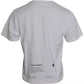 Weißes Herren-T-Shirt aus Baumwolle mit rotem Lippen-Print