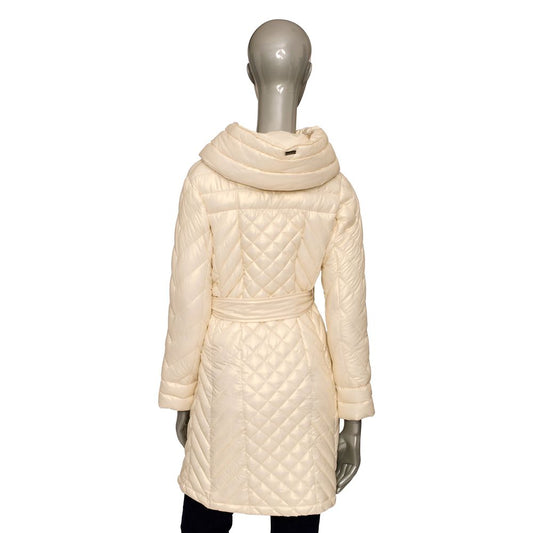 Beige Polyester Women Jacket