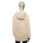 Beige Polyester Women Coat