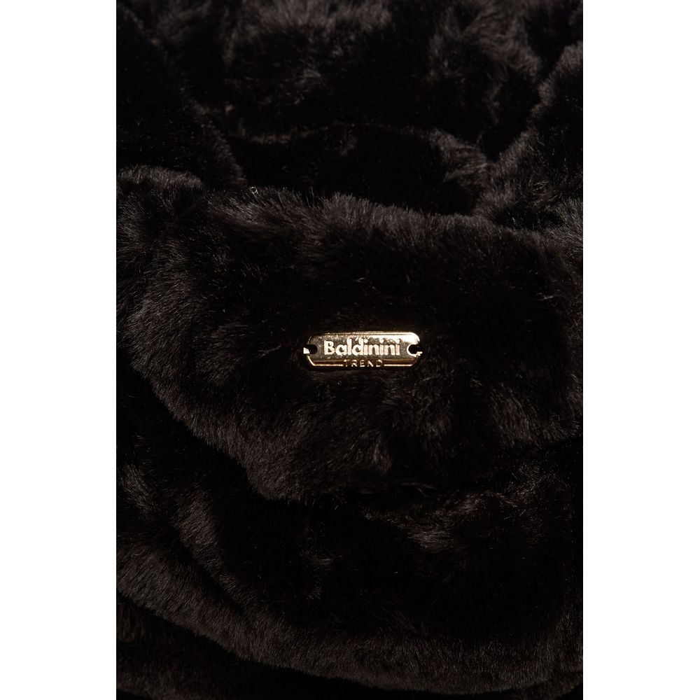 Schwarze Polyester Damenjacke