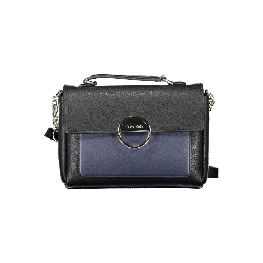 Schwarze Handtasche aus Polyethylen