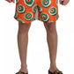 Orange Cupcake Beachwear Shorts Bademode