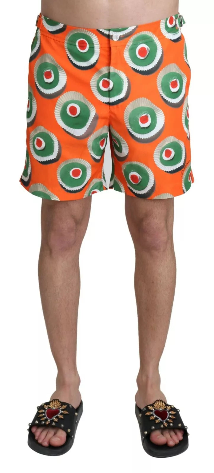 Orange Cupcake Beachwear Shorts Bademode
