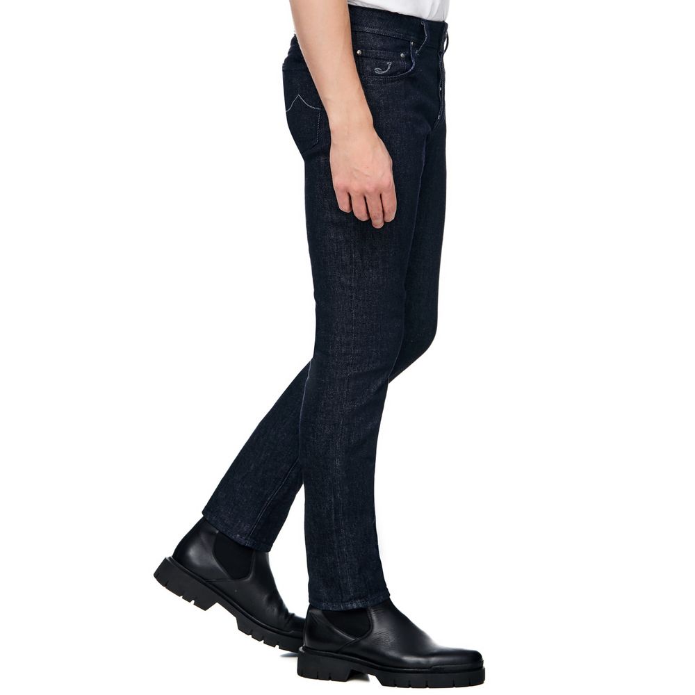 Blaue Baumwolljeans für Herren