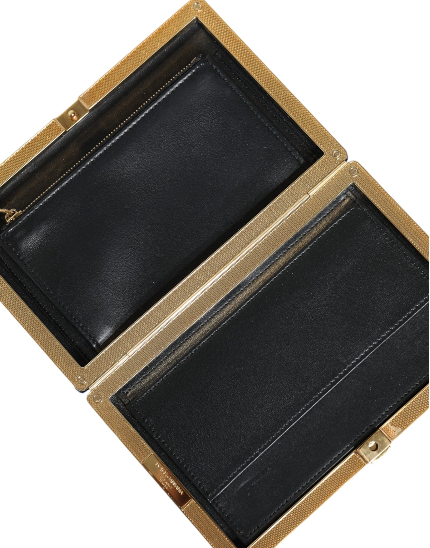 Blaue Clutch aus Samt mit Goldrahmen, für Abendveranstaltungen, Partys