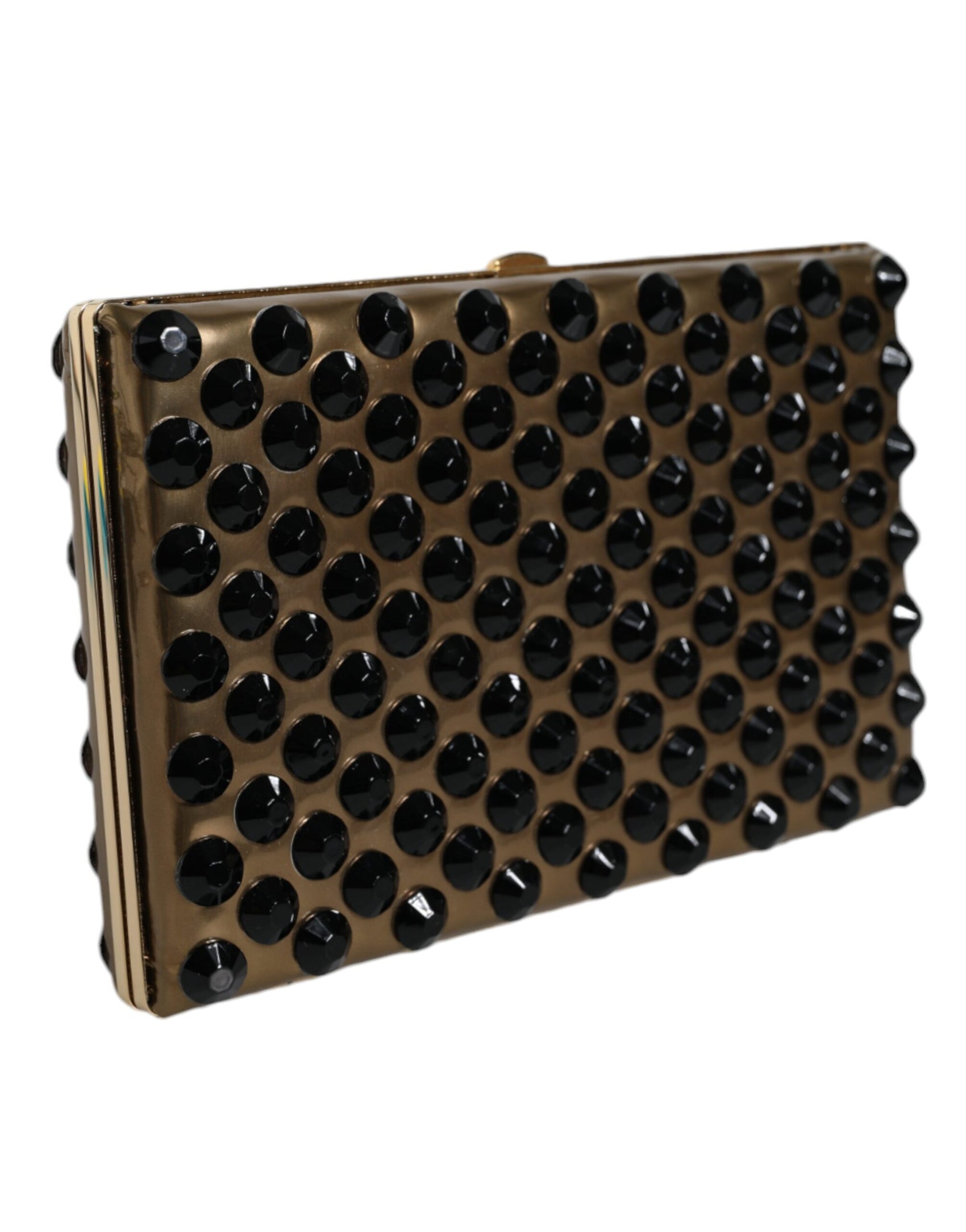Gold Kristall Bifold Clutch Abend Party Damen Handtasche Tasche