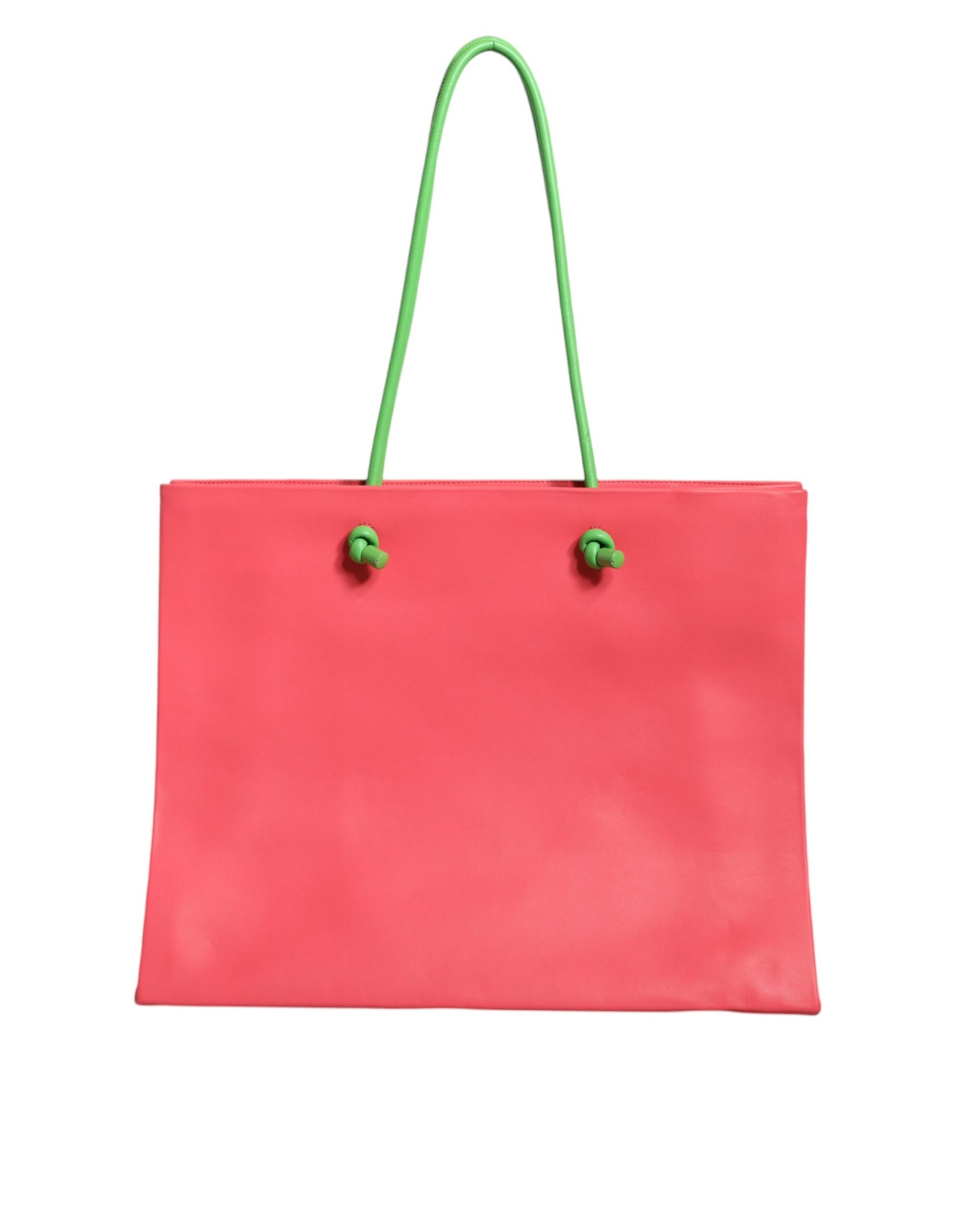 Pinke Einkaufstasche „Weekend Wednesday“ aus Leder