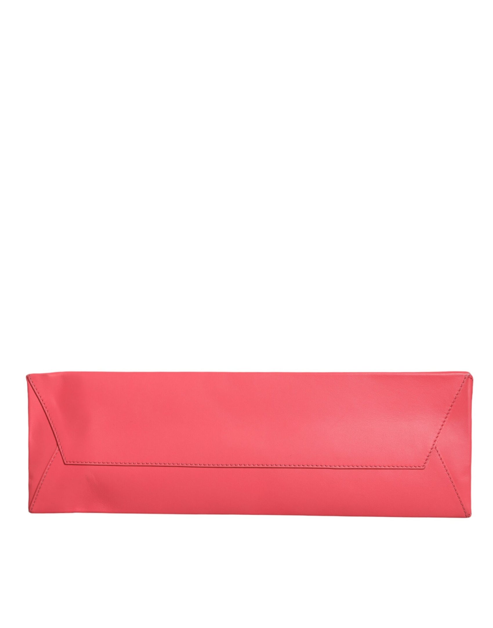 Pinke Einkaufstasche „Weekend Wednesday“ aus Leder