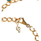 Gold Tone Brass Fruity Crystal Embellished Waist Chain Belt