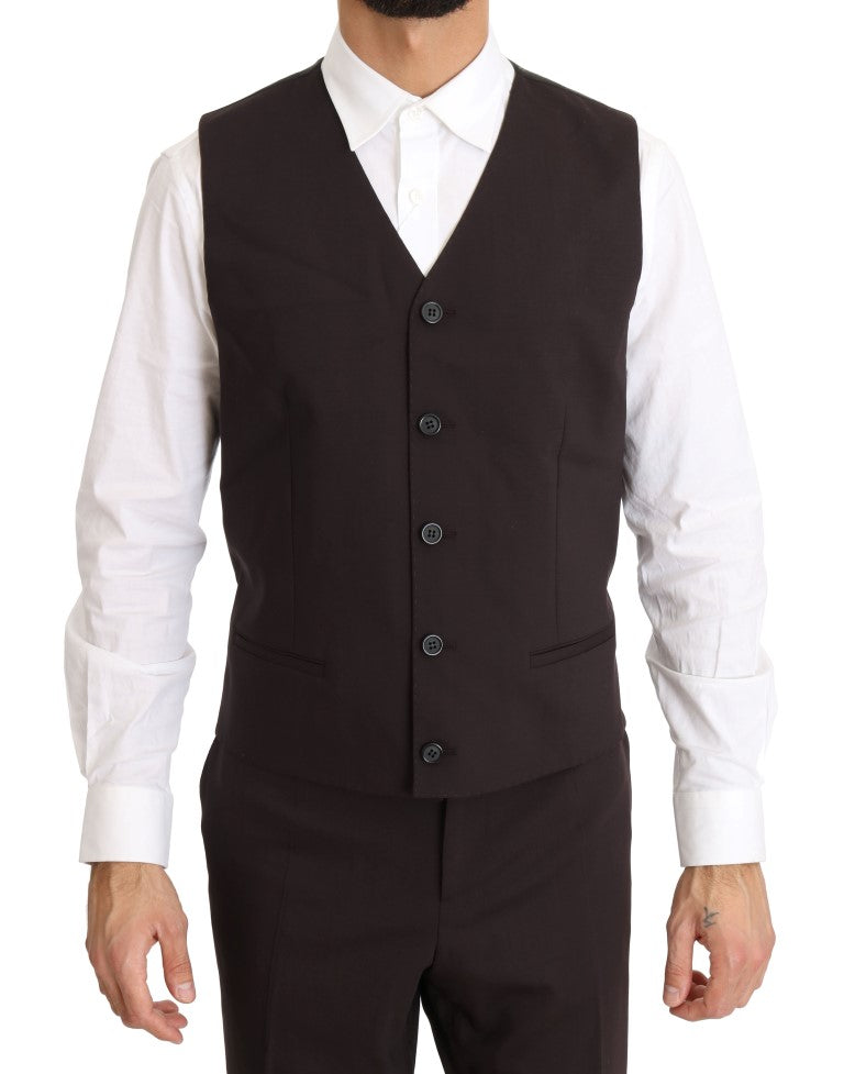Elegante abito doppiopetto bordeaux