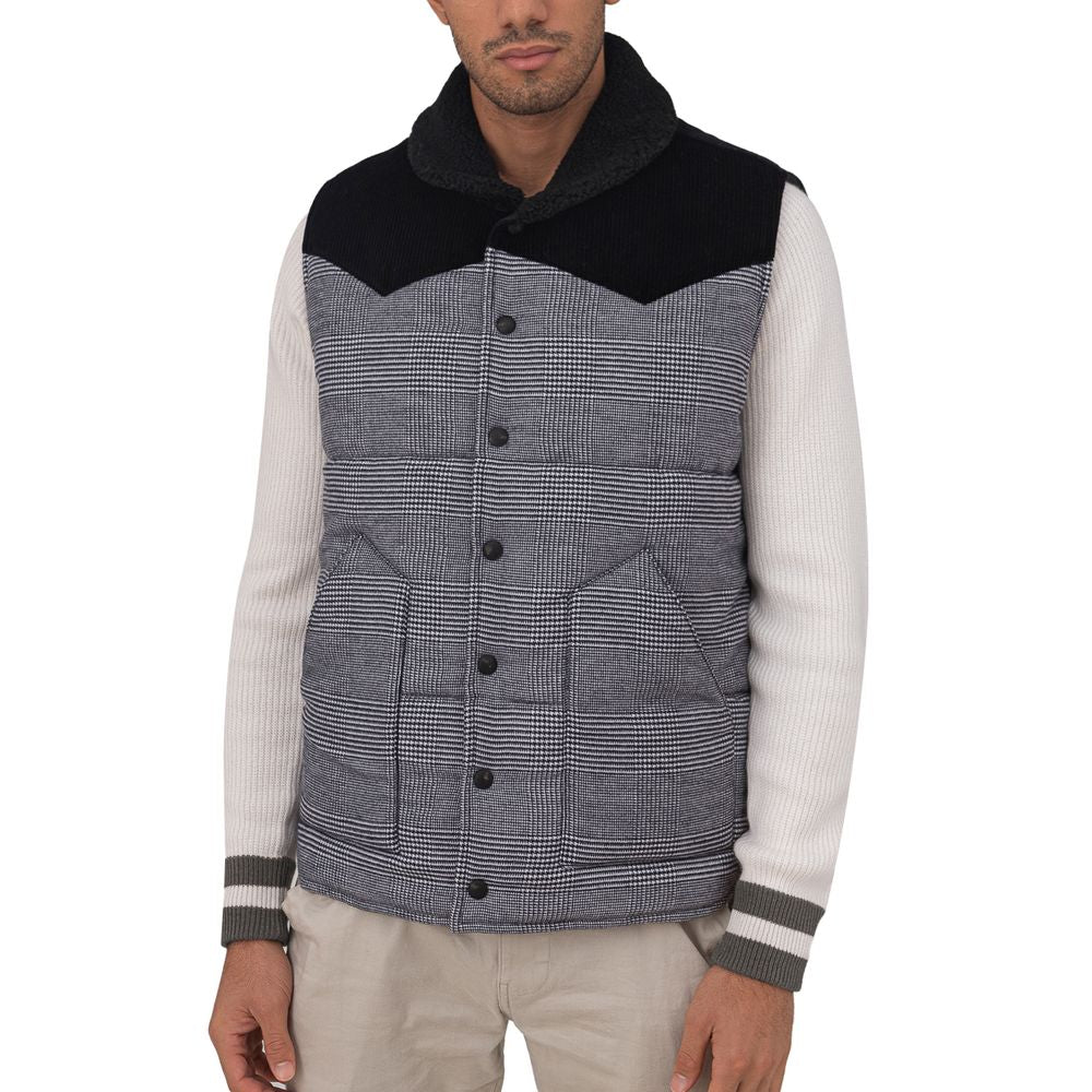 Graue Baumwolljacke