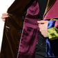 Multicolor Double Breasted Patchwork Blazer Jacket