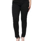 Schwarze Skinny-Jeans aus Baumwollstretch