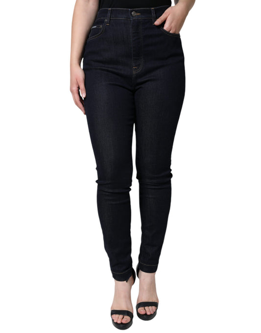 Jeans skinny a vita alta GRACE neri