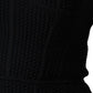 Top con corsetto senza maniche e bustier nero
