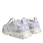 White Mesh Sorrento Trekking Sneakers Shoes