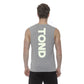 Gray Cotton Men's Tank Top