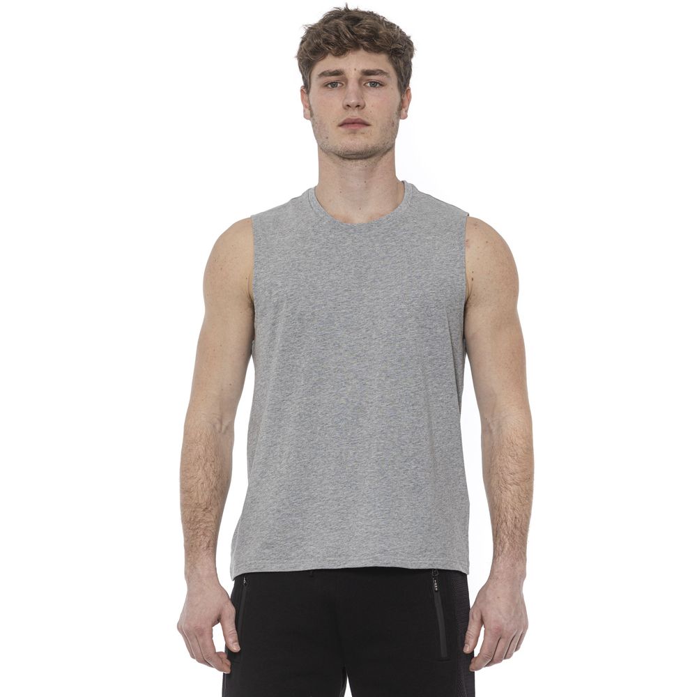 Graues Herren-Tanktop aus Baumwolle