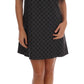 Elegantes Kleid aus Wollmischung mit Punkten