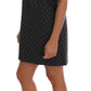 Elegantes Kleid aus Wollmischung mit Punkten