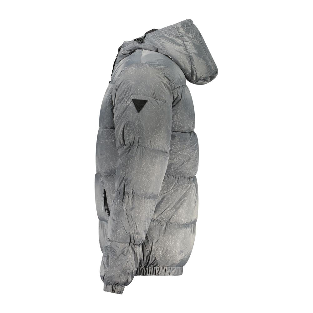 Graue Polyamidjacke