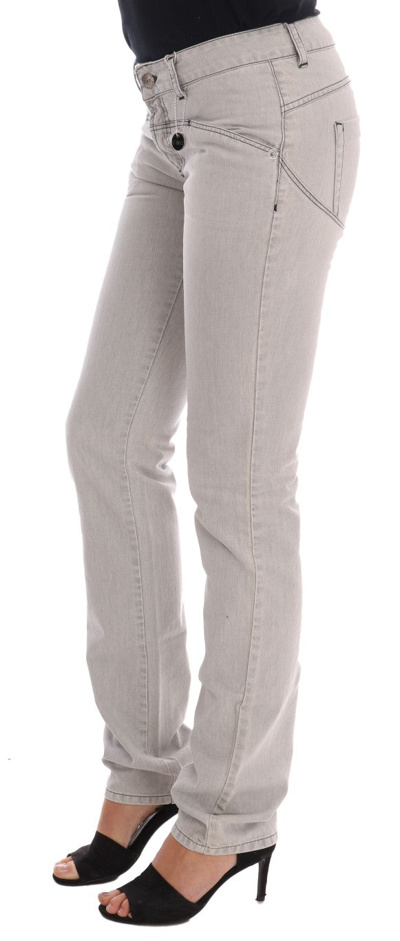 Anspruchsvolle graue Super Slim Jeans