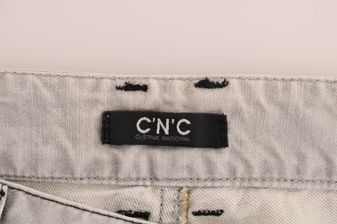 Anspruchsvolle graue Super Slim Jeans