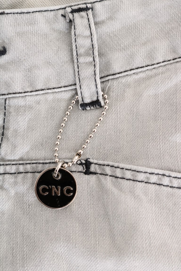 Anspruchsvolle graue Super Slim Jeans