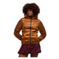 Orange Nylon Women Jacket