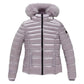 Purple Nylon Women Jacket