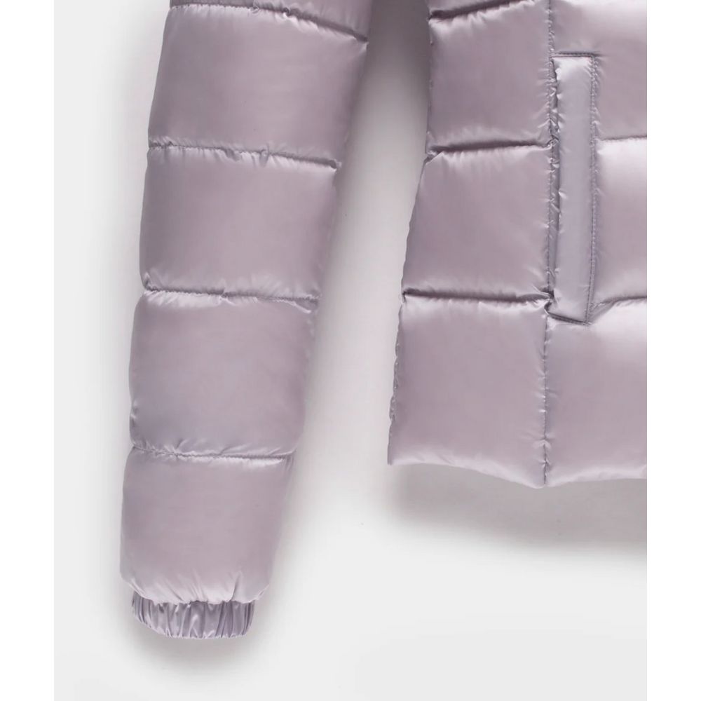 Purple Nylon Women Jacket