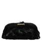 Black Nylon Fabric Belt Waist Fanny Pack Bag