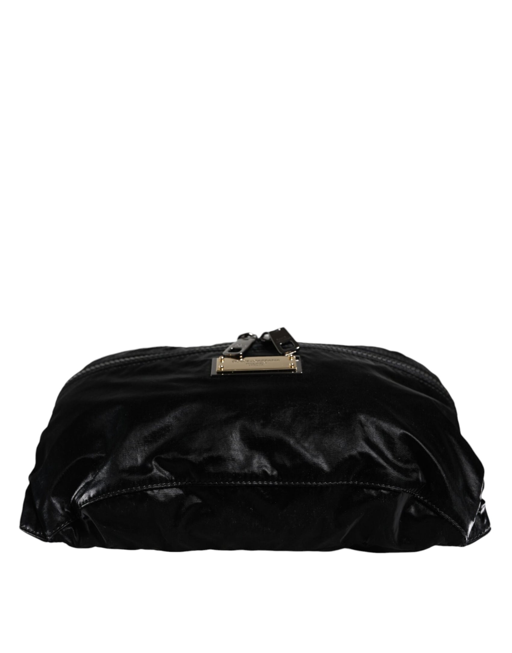Gürteltasche aus schwarzem Nylongewebe