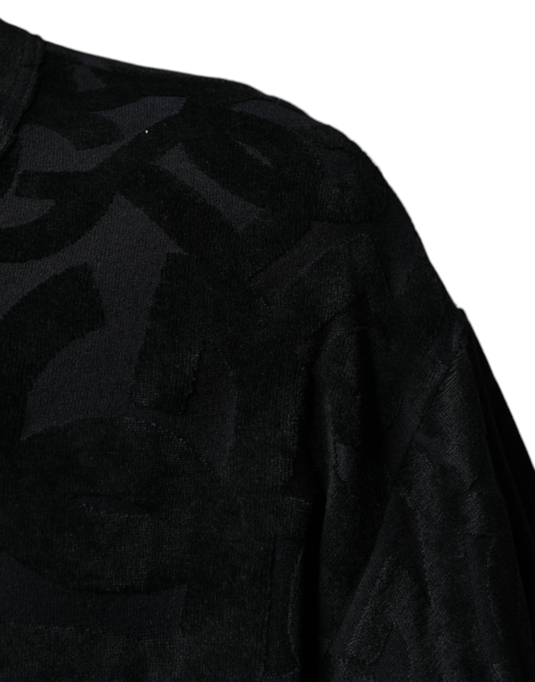 Schwarzes T-Shirt mit DG Mania-Logo-Print