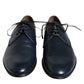 Scarpe eleganti Derby in pelle blu navy