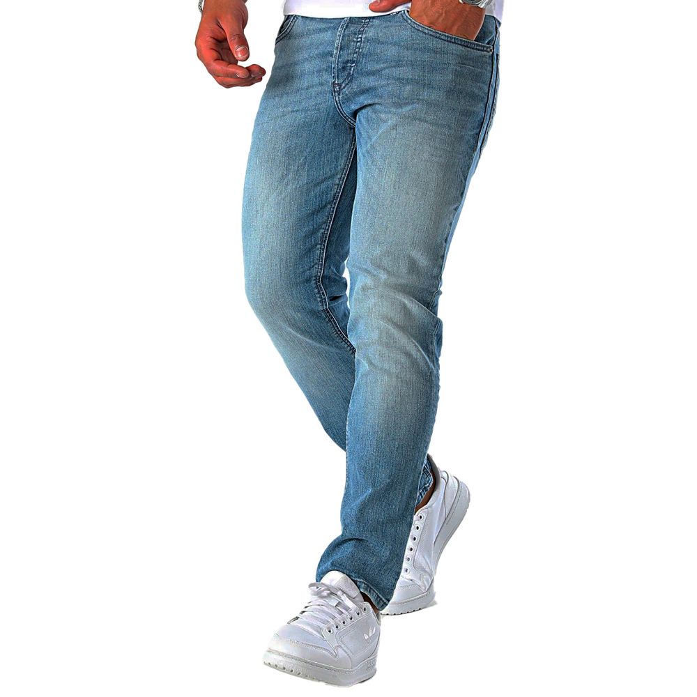 Blaue Jeans und Hose aus Baumwolle