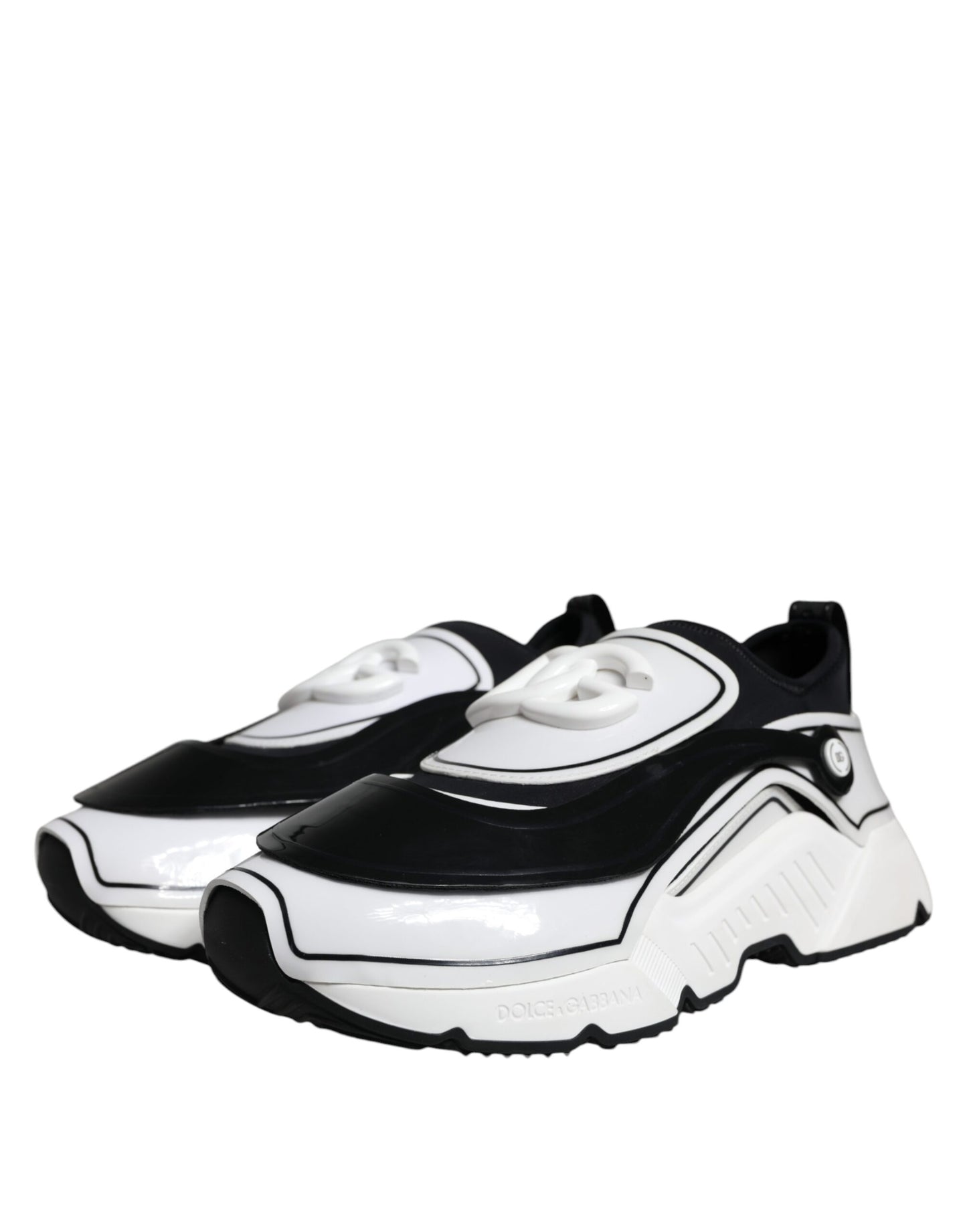 Scarpe da ginnastica Daymaster con placca logo nera e bianca