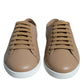 Braune niedrige Saint Tropez Herren Sneakers