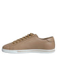 Braune niedrige Saint Tropez Herren Sneakers